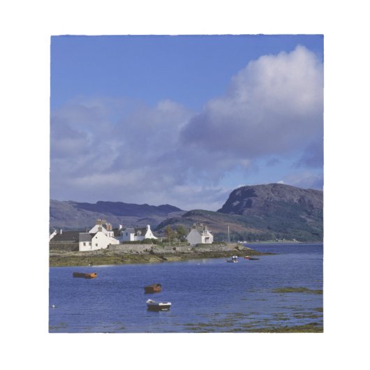 Bloc-note Écosse, Highland, Wester Ross, Plockton. (Devant)
