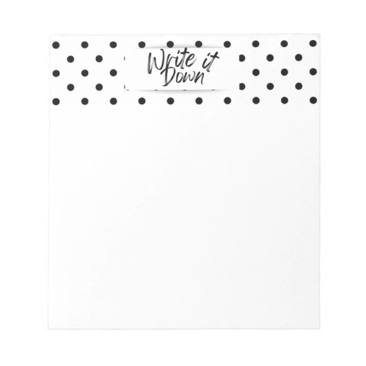 Bloc-note Écrire (Devant)