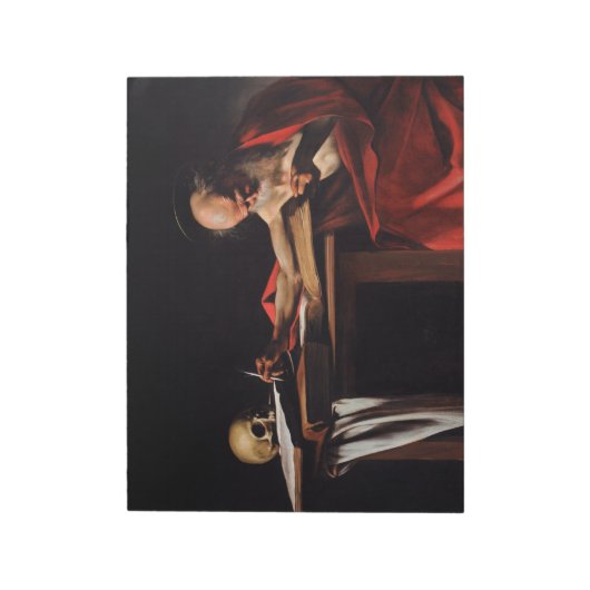 Bloc-note Écriture de Saint Jérôme (par Caravaggio) (Tourné)