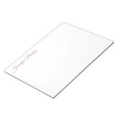 Bloc-note Écriture Manuelle Classique Votre Nom Feminine Sty (Incliné)