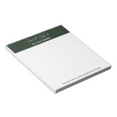Bloc-note Écriture manuscrite à partir du bureau de bloc de (Incliné)