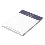 Bloc-note Écriture manuscrite du bureau de foncé Dusty viole (Tourné)