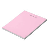 Bloc-note Écriture manuscrite originale unique rose (Tourné)