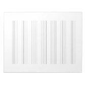 Bloc-note Écriture manuscrite Pratique de fabrication papier (Devant)