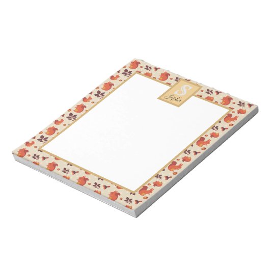 Bloc-note Écureuil (Tourné)