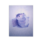 Bloc-note Écureuil dans la neige (Tourné)