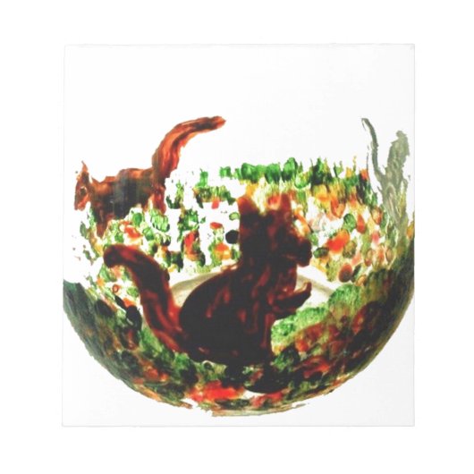 Bloc-note Écureuil d'automne (Devant)