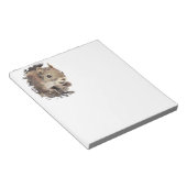 Bloc-note Écureuil mignon, Aquarelle Nature animale (Incliné)