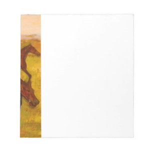 Bloc-note Edgar Degas avant la course