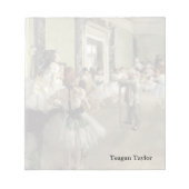 Bloc-note Edgar Degas | La Classe Ballet (Devant)