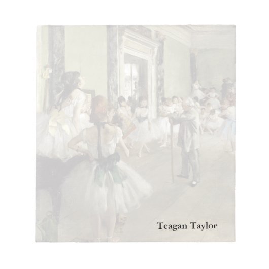 Bloc-note Edgar Degas | La Classe Ballet (Devant)