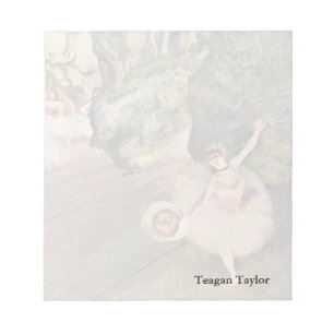 Bloc-note Edgar Degas Le danseur prend un bow
