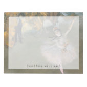 Bloc-note Edgar Degas | L'étoile ou la danseuse sur scène (Devant)