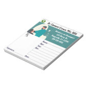 Bloc-note Editable Dentist Prescription Pad (Tourné)