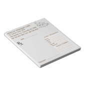 Bloc-note Editable Veterinary Dog and Cat Prescription (Incliné)
