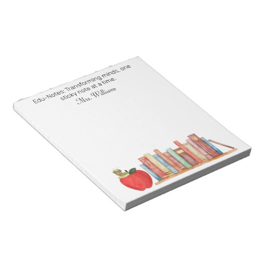 Bloc-note Edu-Notes : Transformer les esprits, Appréciation (Incliné)