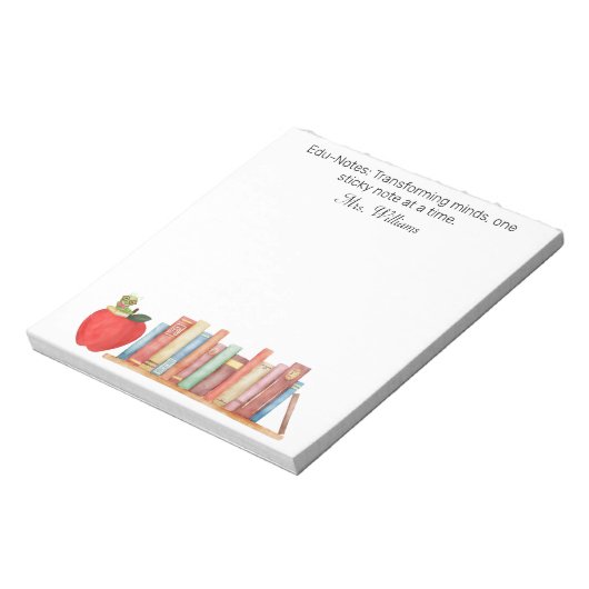 Bloc-note Edu-Notes : Transformer les esprits, Appréciation (Tourné)