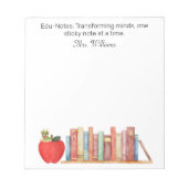 Bloc-note Edu-Notes : Transformer les esprits, Appréciation  (Devant)