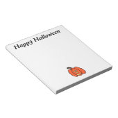 Bloc-note Éffrayant Halloween Jack-o'-lantern (Incliné)