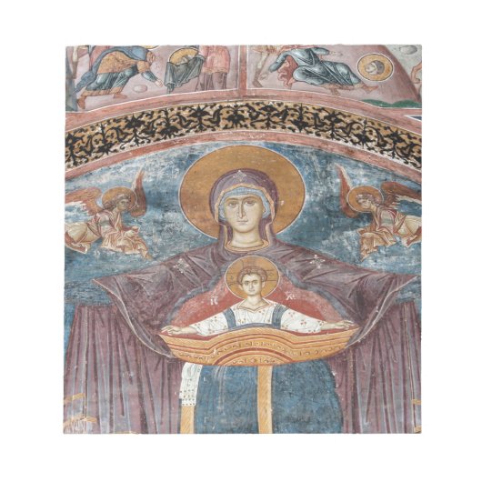 Bloc-note Église orthodoxe serbe, et un site de l'UNESCO, 2 (Devant)
