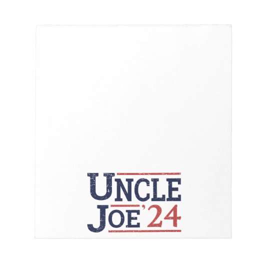 Bloc-note Élection 2024 - Oncle Joe I (Devant)