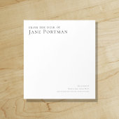 Bloc-note Élégance chic | Moderne | À partir du bureau de |