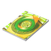 Bloc-note Elégance d'or : Beau art rose jaune africain (Tourné)