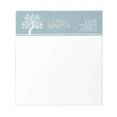 Bloc-note Elégant arbre Yoga Instructeur Wellness Life Coach (Devant)