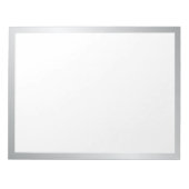 Bloc-note Élégant Argent Vierge (Devant)