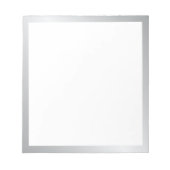 Bloc-note Élégant Argent Vierge (Devant)