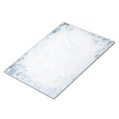 Bloc-note Elégant bleu Vintage (Incliné)