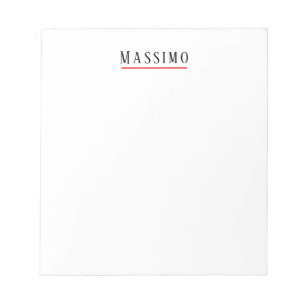 Bloc-note Élégant Classique Professionnel Simple Minimaliste