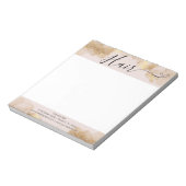 Bloc-note Elégant coiffeur coiffeur Ciseaux d'or rose (Tourné)