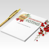 Bloc-note Élégant concours de vacances Voting Notepad Pack d