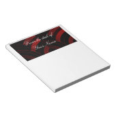 Bloc-note élégant et moderne chevrons (Incliné)