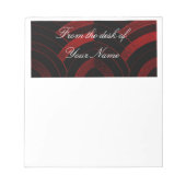 Bloc-note élégant et moderne chevrons (Devant)