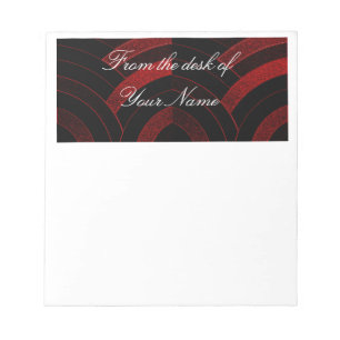 Bloc-note élégant et moderne chevrons