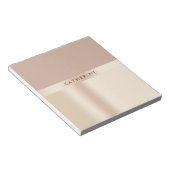 Bloc-note Elegant et stylish rose gold brown (Incliné)