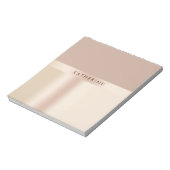 Bloc-note Elegant et stylish rose gold brown (Tourné)