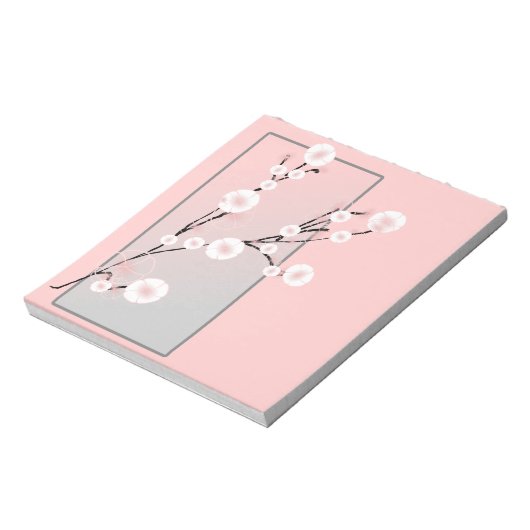 Bloc-note Élégant floral (Tourné)