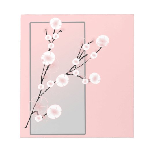 Bloc-note Élégant floral (Devant)