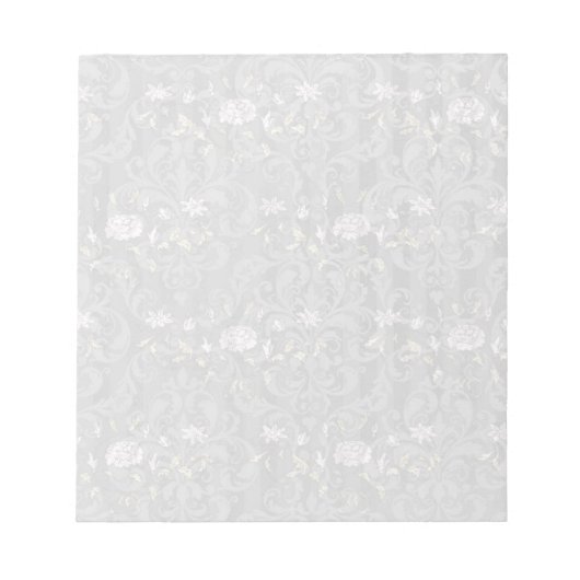 Bloc-note Élégant floral (Devant)