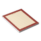 Bloc-note Elégant Gold & Maroon Frame Linked (Incliné)