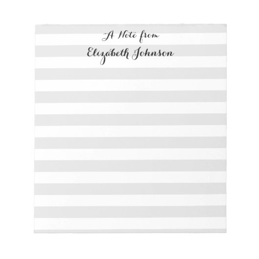 Bloc-note Élégant jardin d'enfants moderne Enseignants de l' (Devant)