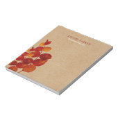 Bloc-note Élégant Kraft russe Feuille d'Eucalyptus (Tourné)