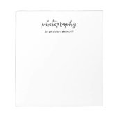 Bloc-note Élégant minimaliste Simple Moderne (Devant)