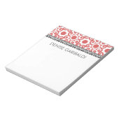 Bloc-note Elégant moderne Arabesque personnalisé (Tourné)