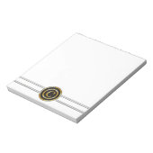 Bloc-note Élégant Monogramme Or C (Tourné)