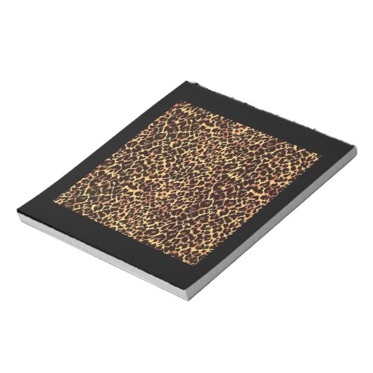 Bloc-note Elégant Motif Cheetah (Tourné)