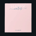 Bloc-note Élégant nom rose pâle<br><div class="desc">Élégant bloc-notes rose pâle</div>